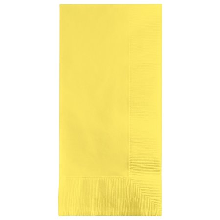 TOUCH OF COLOR 4" x 8" Mimosa Yellow Dinner Napkins 600 PK 67102B